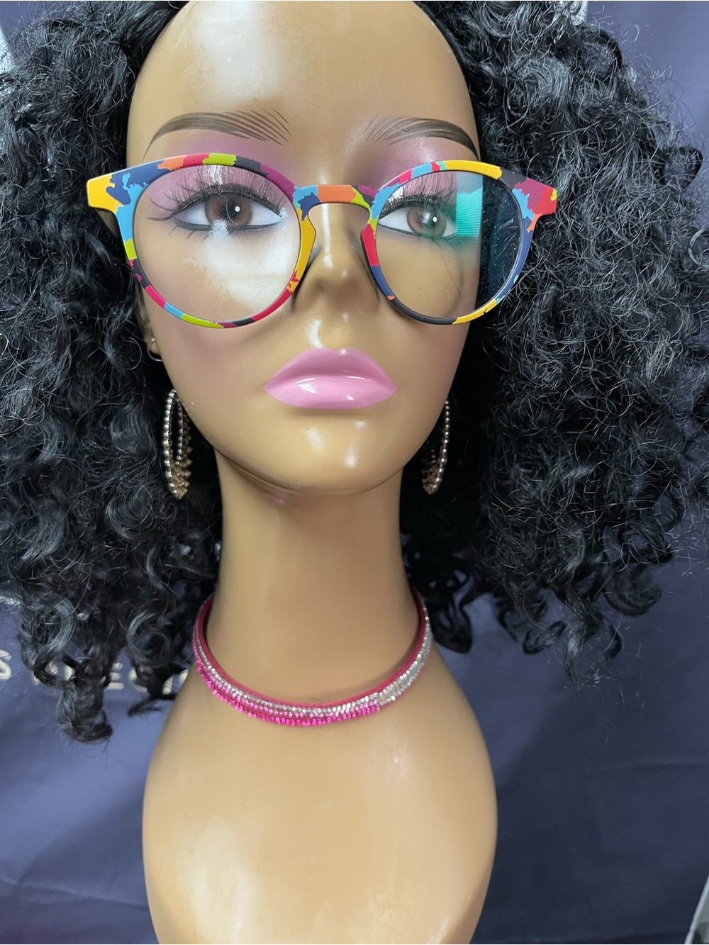 Colorful Round Frame Glasses - Multicolor